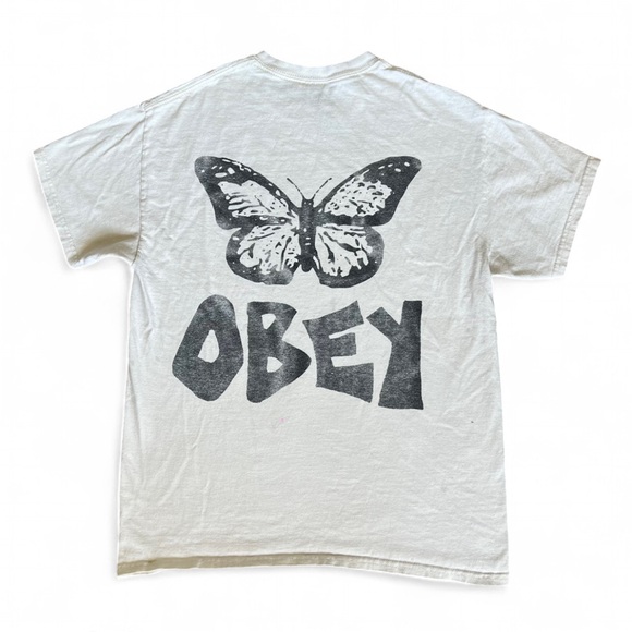 Obey Butterfly Graphic Tee - Picture 1 of 5